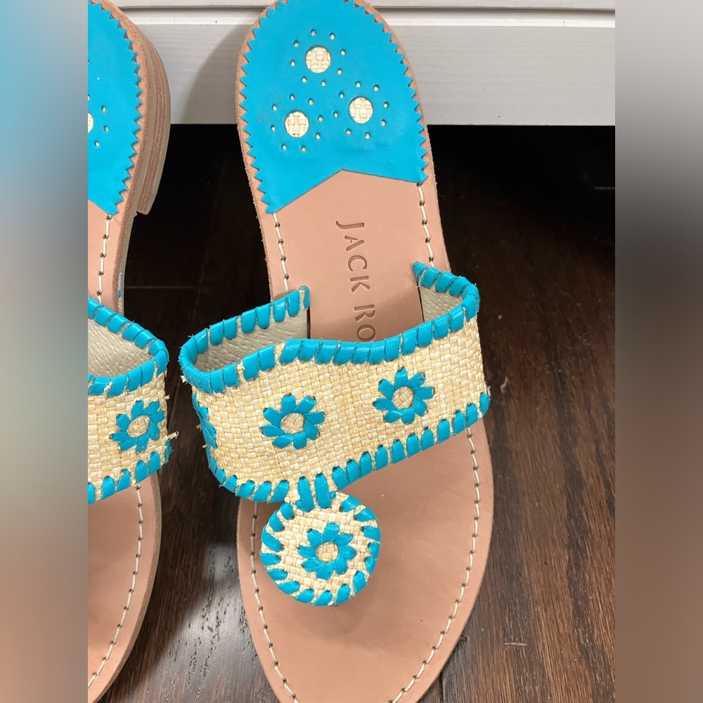 Jack Rogers Turquoise Sandals - Picture 3 of 7